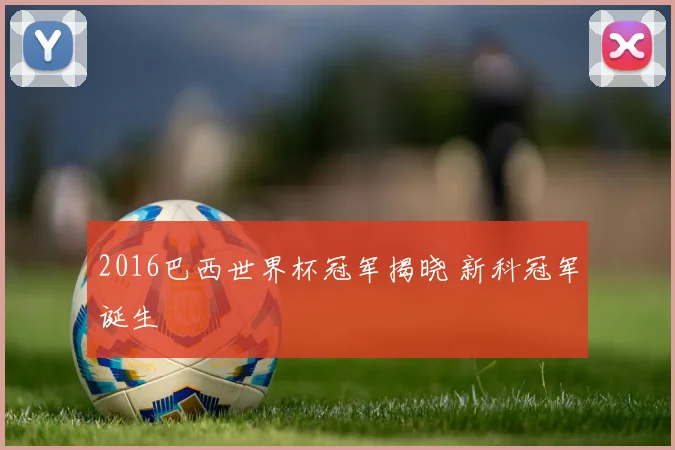 2016巴西世界杯冠军揭晓 新科冠军诞生
